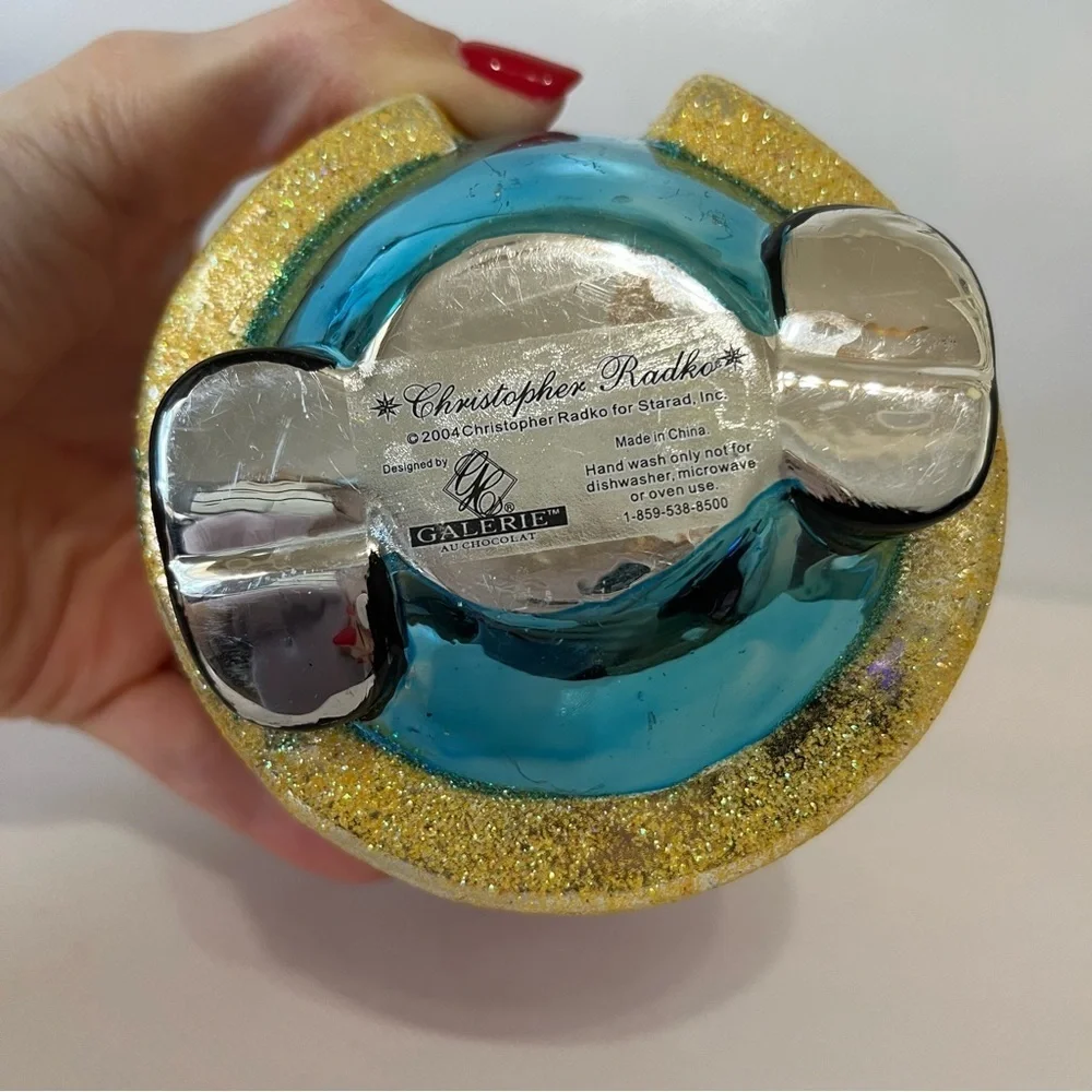 Christopher Radko Jolly Nutcracker Hinged Keepsake Box 2004